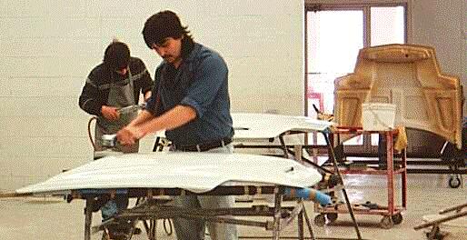 finishing hood